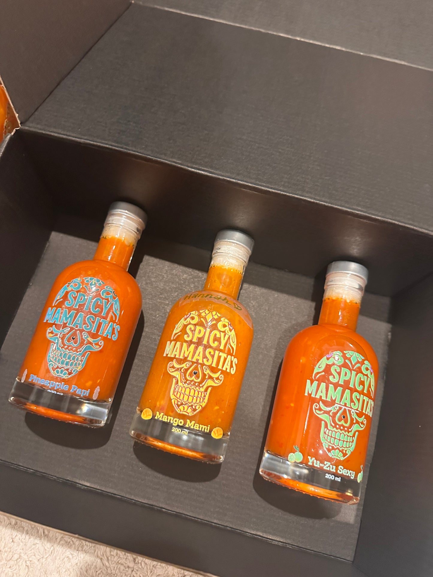 Holiday Trio Hot Sauce Gift Box    Pineapple    Mango     Ginger Ninja