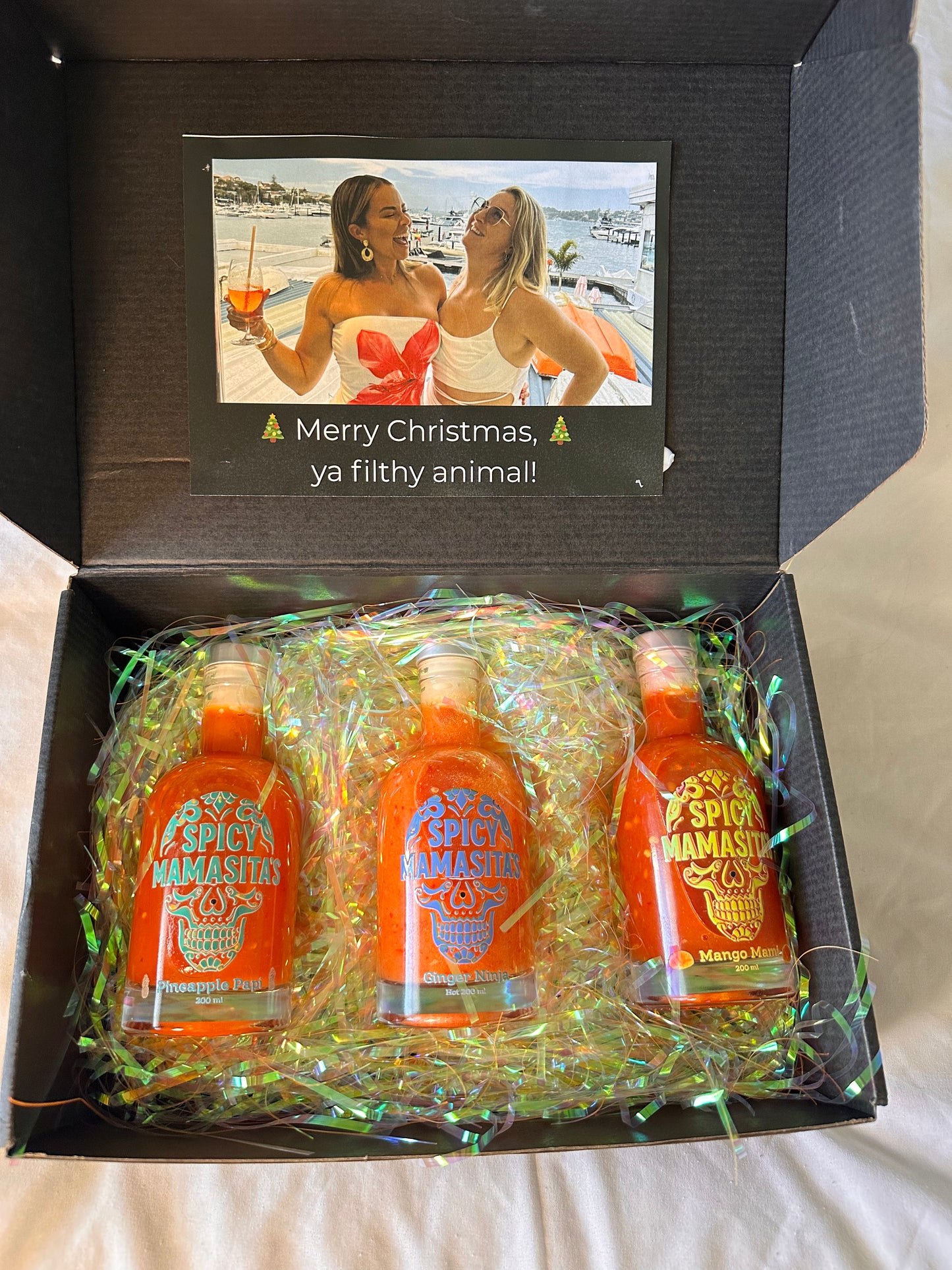 Holiday Trio Hot Sauce Gift Box    Pineapple    Mango     Ginger Ninja