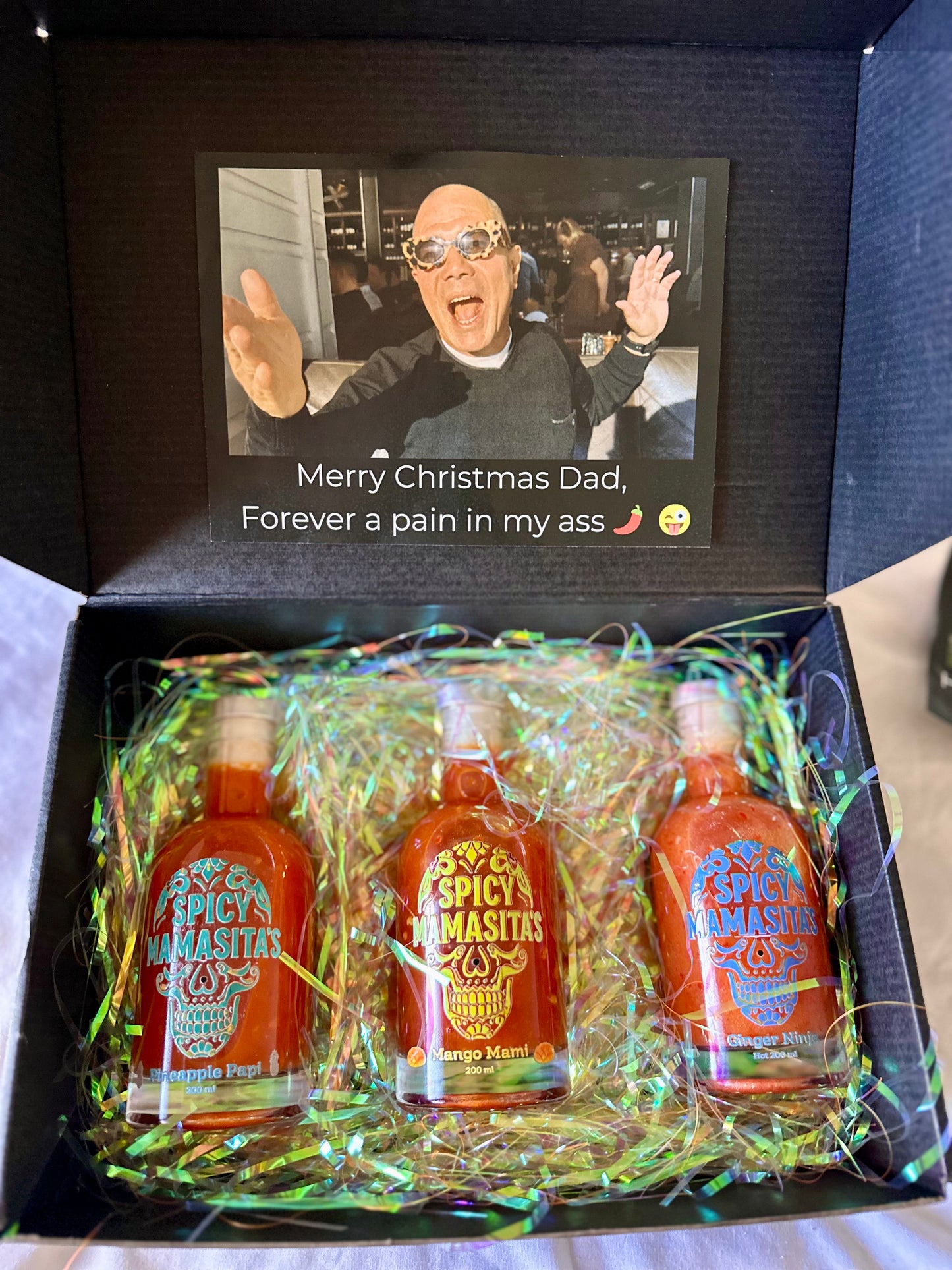 Holiday Trio Hot Sauce Gift Box    Pineapple    Mango     Ginger Ninja