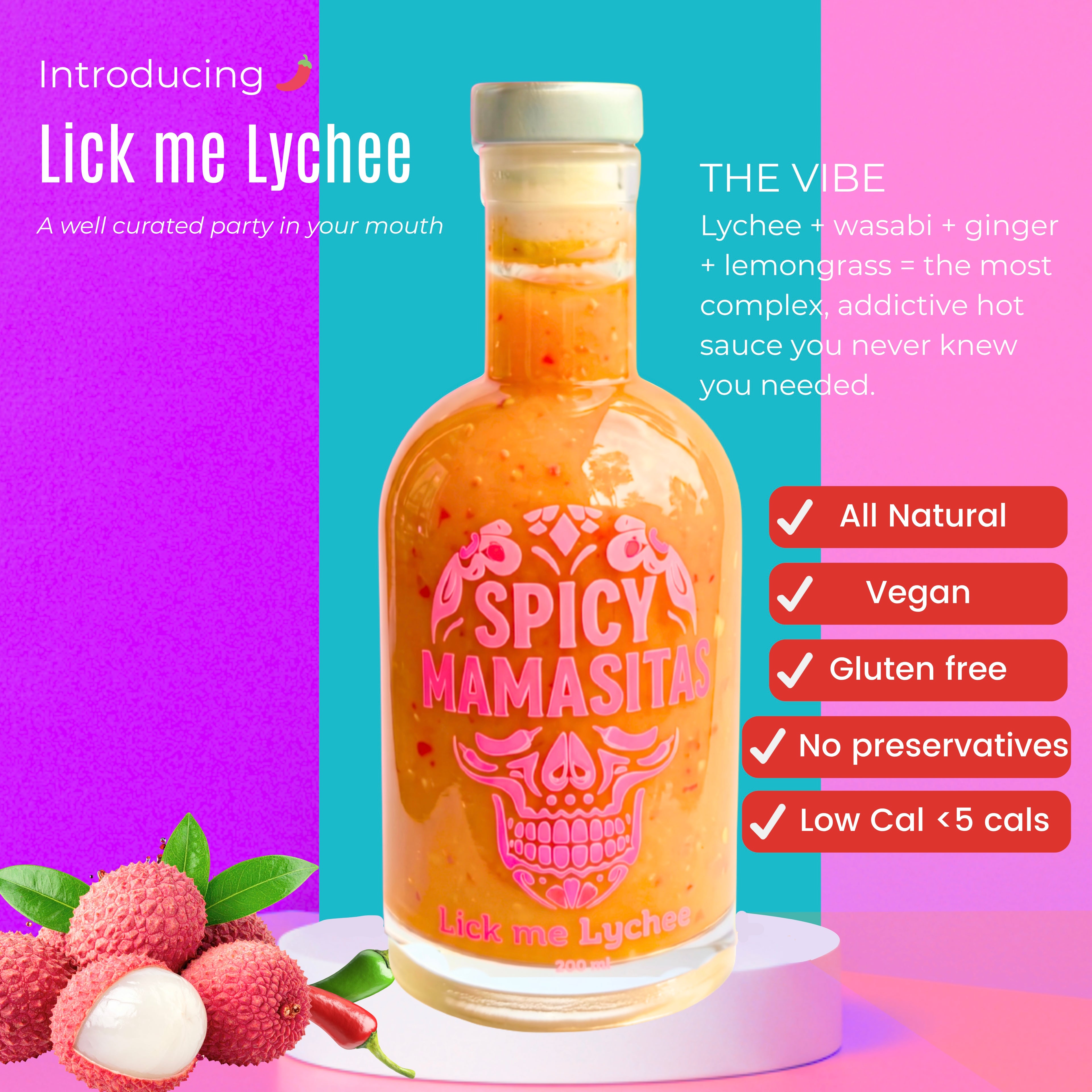 Lick Me Lychee Hot Sauce